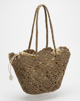 Santorini Structured Crochet Hand Bag