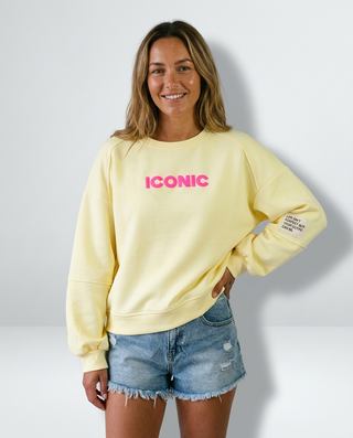 Iconic Scuba Sweatshirt 'Lemon'
