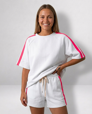 Vibe Scuba T-Shirt 'White & Neon'