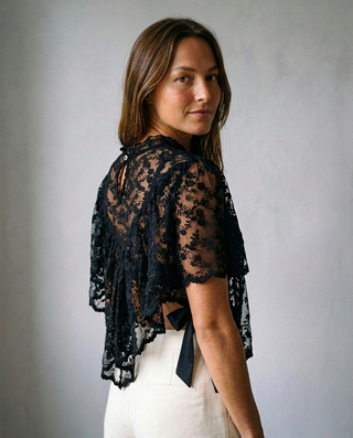 Cherie Lace Blouse 'Black'