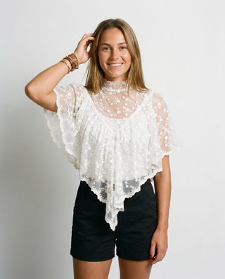 Cherie Lace Blouse 'White'