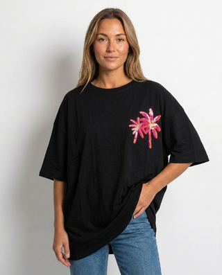 Flair Oversized T-Shirt 'Black'