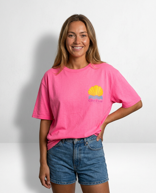 Cote de Azure T-Shirt 'Neon Pink'