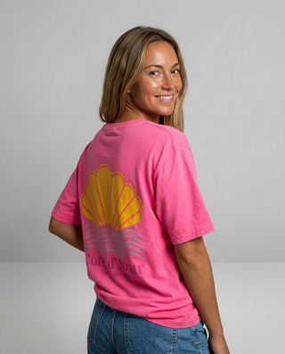 Cote de Azure T-Shirt 'Neon Pink'