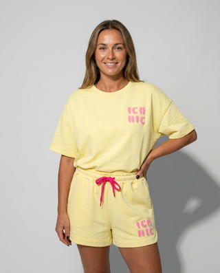 Isla Cotton T-Shirt 'Lemon'