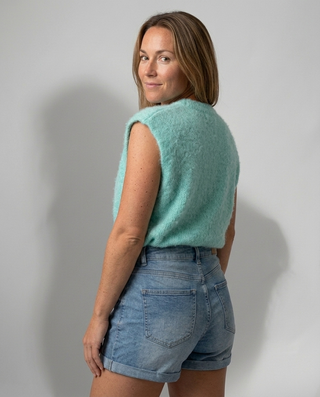 Halo Alpaca Sleeveless Knit 'Mint Green' SUNDAY