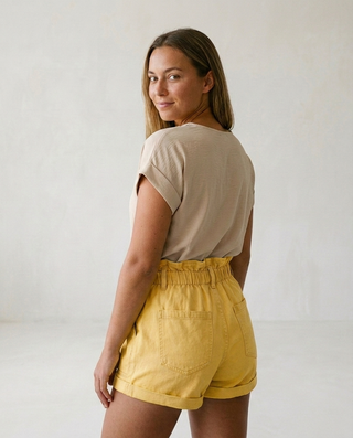 Sophie Denim Shorts 'Yellow'