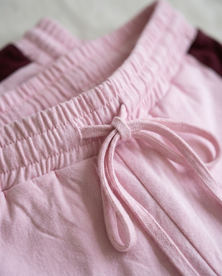 Haze Cotton Shorts 'Pink & Burgundy'