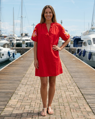 Ivory Rush Dress 'Red' LIVE