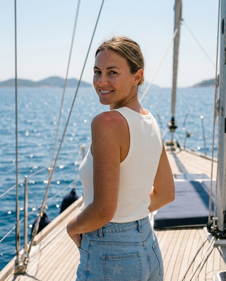 Lucia Lobster Top 'Cream'