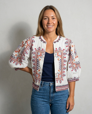 Savannah Embroidered Jacket 'Multicoloured'