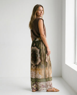 Savina Viscose Trousers 'Multicoloured'