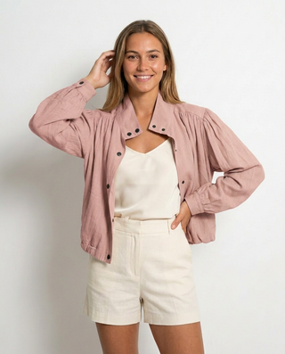 Marea Viscose Jacket 'Dusty Pink'