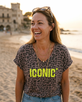 Wild Neon T-Shirt 'Leopard & Neon Yellow'