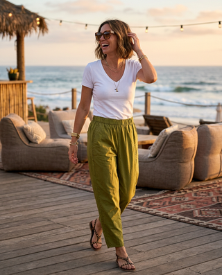 Ronnie Trousers 'Olive Green'