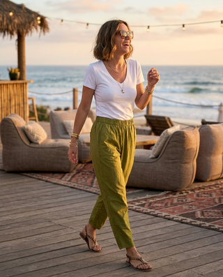 Ronnie Trousers 'Olive Green'