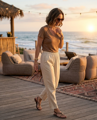 Ronnie Trousers 'Oatmeal'
