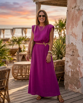 Dawn Cheesecloth Ensemble 'Magenta'