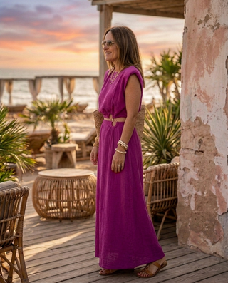Dawn Cheesecloth Ensemble 'Magenta'