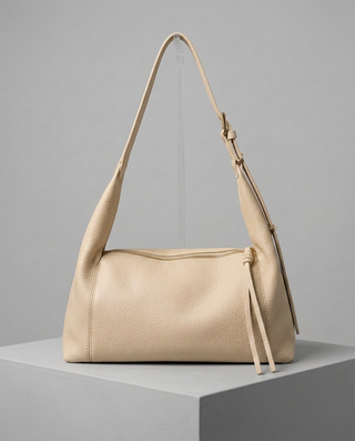 Emily Faux Leather Bag 'Cream'