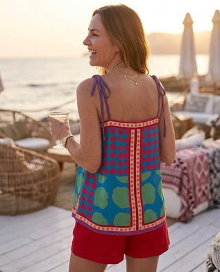Alora Satin Cami 'Multicoloured' LIVE 23/7