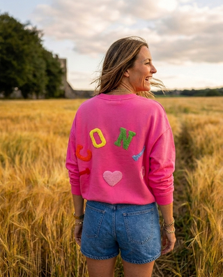 Iconic Club Sweatshirt 'Dark Neon Pink'
