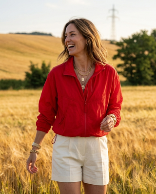 Chloe Lightweight Jacket 'Red'
