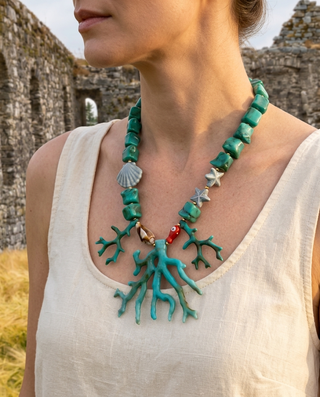 Coral Necklace 'Turquoise'