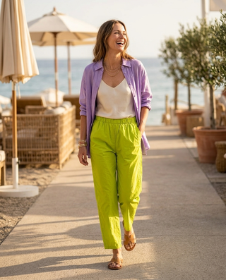 Ronnie Trousers 'Lime Green'