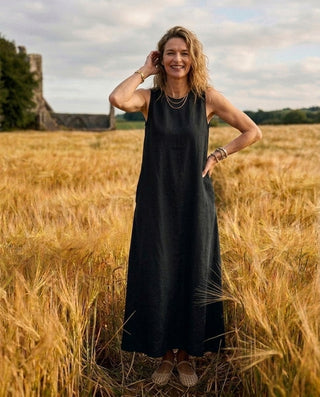 Monaco Viscose Dress 'Black'