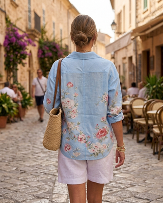 Viola Flowers Shirt 'Multicoloured'