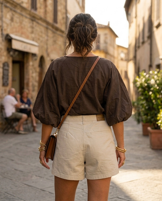 Mira Shorts 'Beige'
