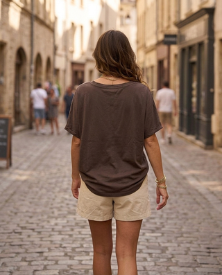 Soft Sunrise T-Shirt 'Brown'
