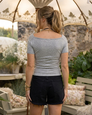 Romy Halter Top 'Light Grey'