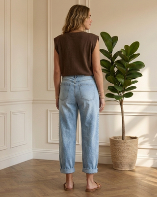 Helena Studded Balloon Leg Jeans SOFT LAUNCH 27/8