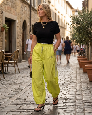 Halo Neon Trousers 'Green'