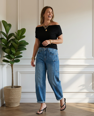 Sybel Balloon Leg Jeans