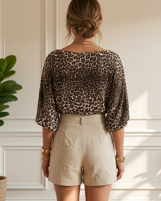 Verona Blouse 'Leopard Print' LIVE 03/09