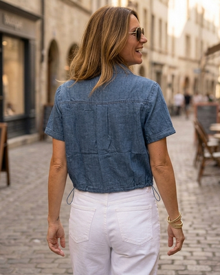 Jana Denim Shirt 'Midwash Denim' LIVE 17/9