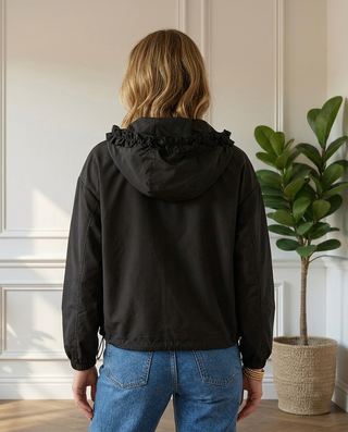 Frankie Hooded Jacket 'Black' LIVE 03/09