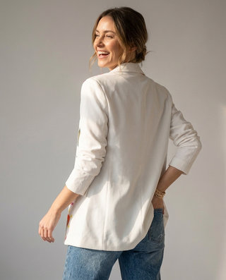 Lisa Graffiti Blazer 'White' LIVE 17/9
