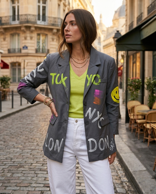 Miya Grafitti Blazer 'Grey'