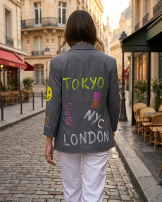 Miya Grafitti Blazer 'Grey'