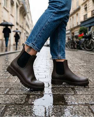 Misty Chelsea Rubber Boots 'Choco Brown'