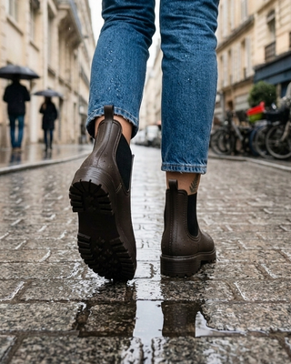 Misty Chelsea Rubber Boots 'Choco Brown'
