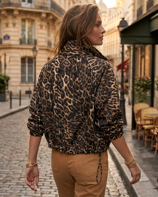 Safari Jacket 'Leopard Print'