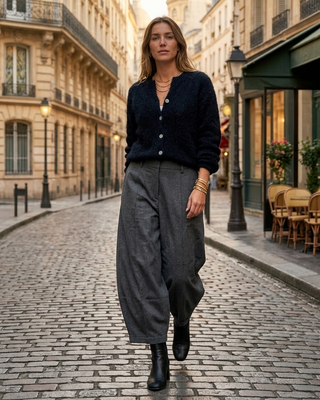 Mistral Wool Style Trousers 'Grey'