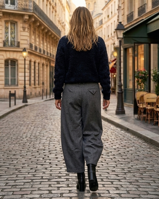 Mistral Wool Style Trousers 'Grey'