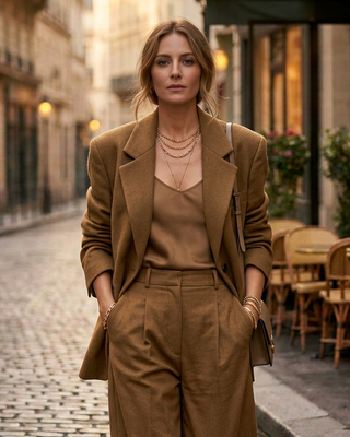 Mistral Wool Style Blazer 'Tobacco'
