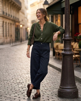 Marla Cotton Trousers 'black'